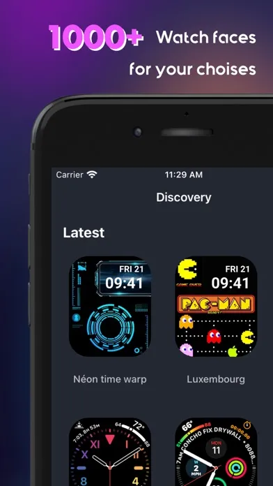 Tangkapan skrin Watch Faces - iWatch Gallery