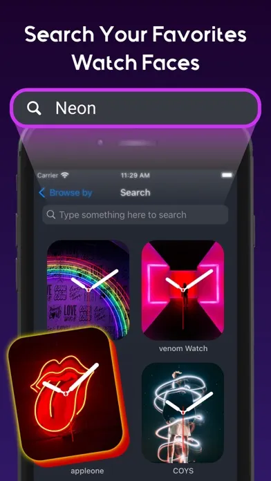 Tangkapan skrin Watch Faces - iWatch Gallery