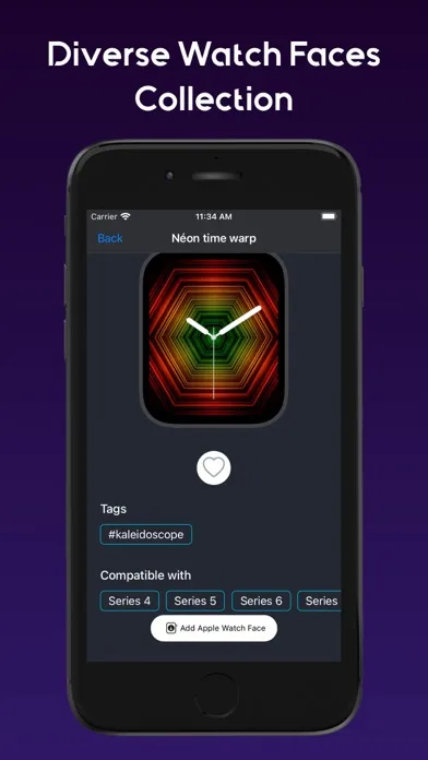 Tangkapan skrin Watch Faces - iWatch Gallery