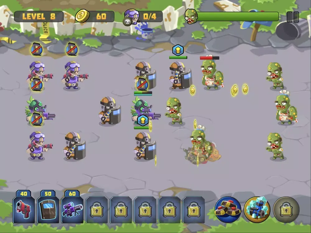 Zombie Defense - Strategy Game iPad  স্ক্রিনশট