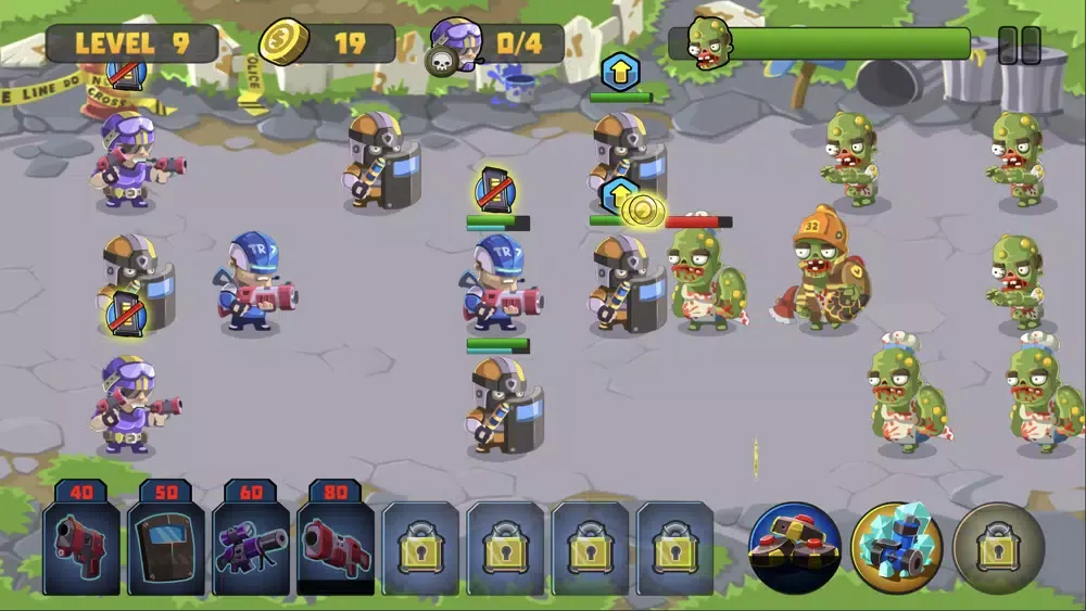 Zombie Defense - Strategy Game স্ক্রিনশট