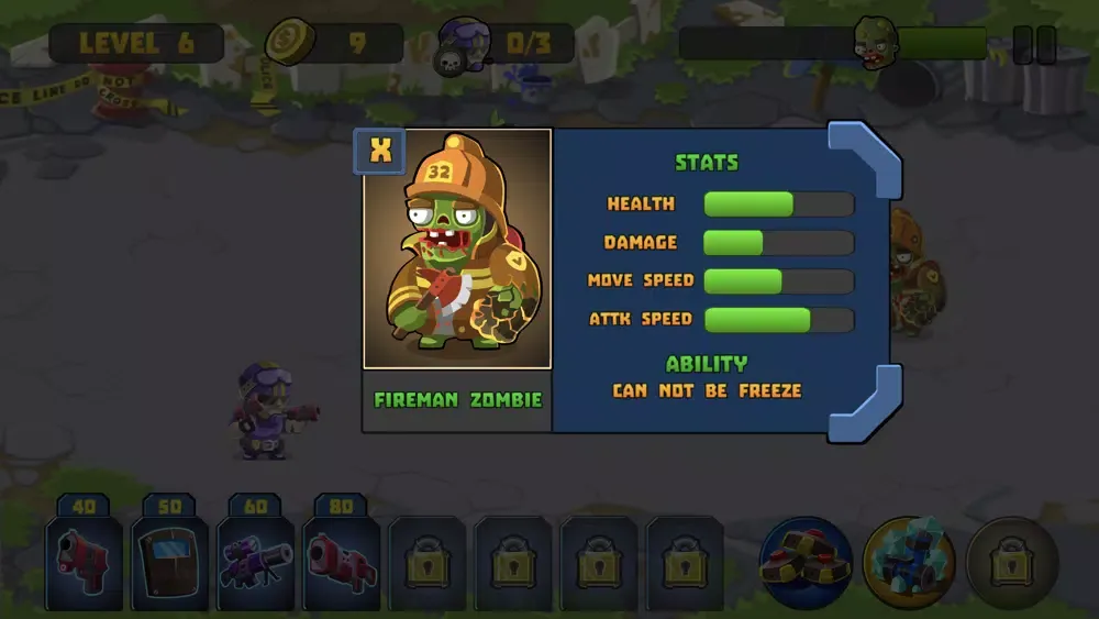 Zombie Defense - Strategy Game স্ক্রিনশট