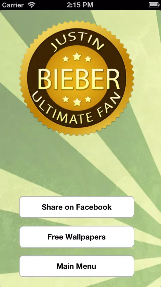 Quiz Time- Justin Bieber Edition سکرین شاٹس