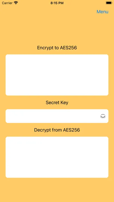 AES256 Encrypt and Decrypt 스크린샷