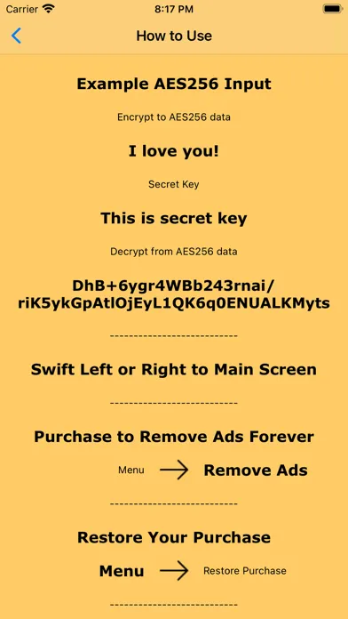 AES256 Encrypt and Decrypt 스크린샷