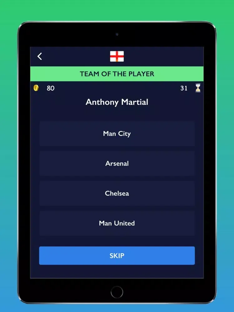 Capturas de tela do Football Expert Quiz iPad 