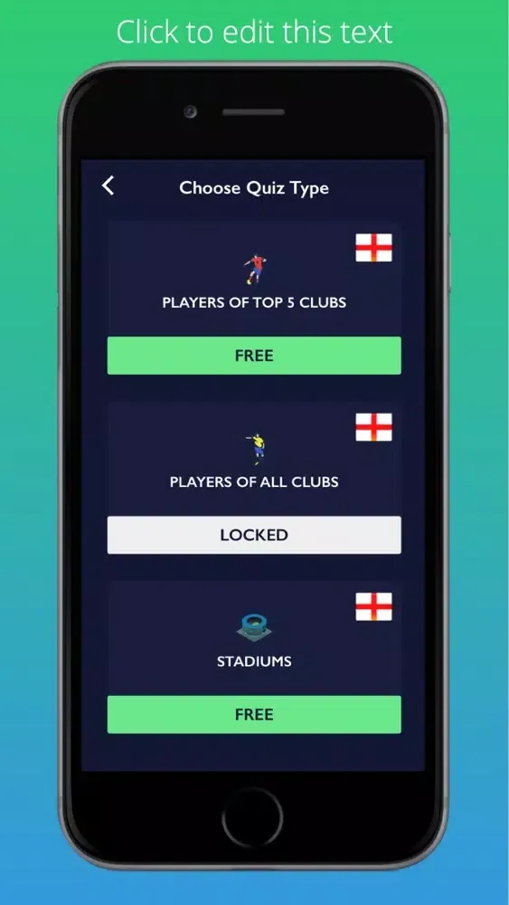 Capturas de tela do Football Expert Quiz