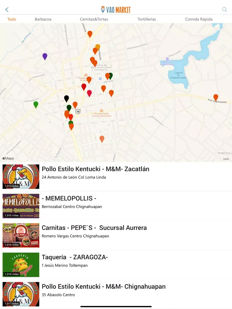VAO MARKET iPad  Screenshots