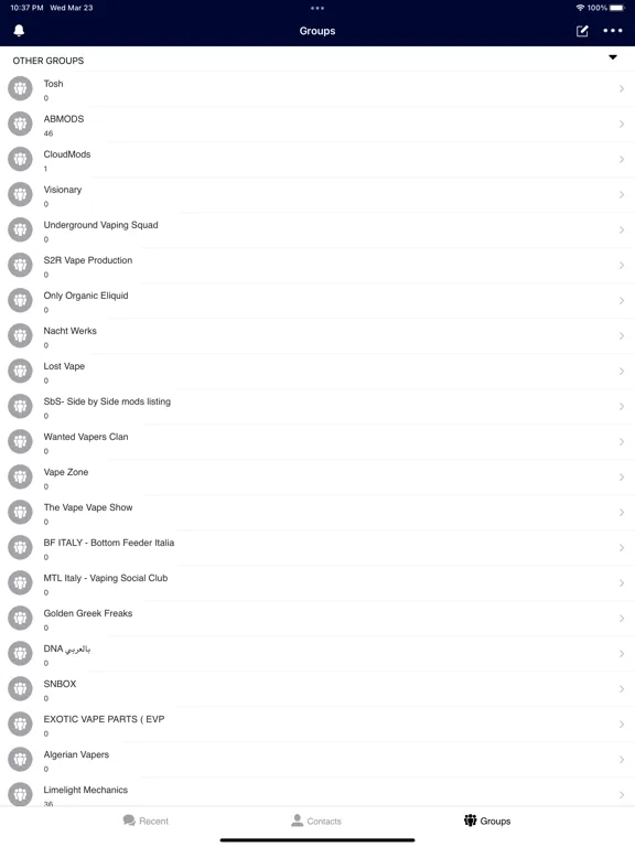 VSN Chat iPad  स्क्रीनशॉट
