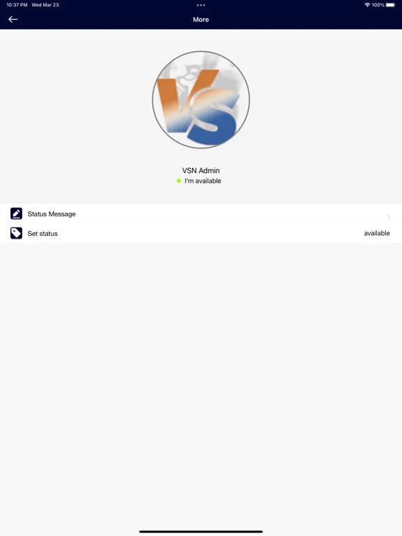 VSN Chat iPad  स्क्रीनशॉट