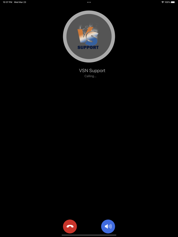 Ảnh chụp màn hình của VSN Chat iPad 