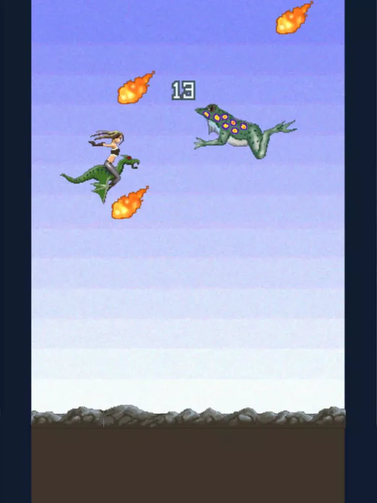 Slappy Kira - Flappy Dragon Warrior iPad  سکرین شاٹس