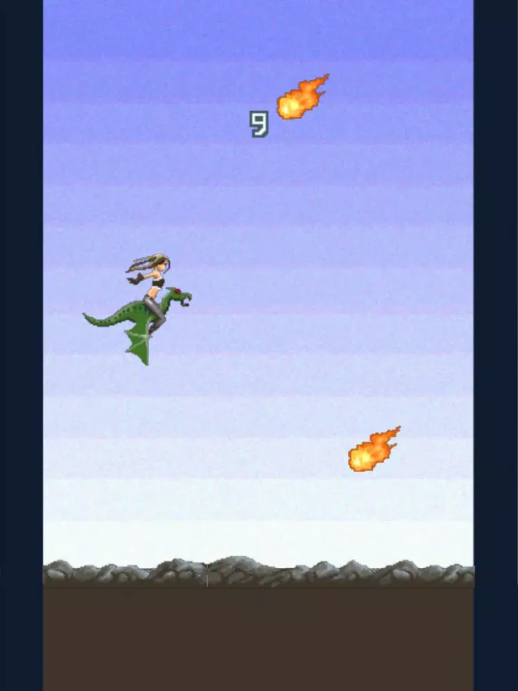 Slappy Kira - Flappy Dragon Warrior iPad  سکرین شاٹس