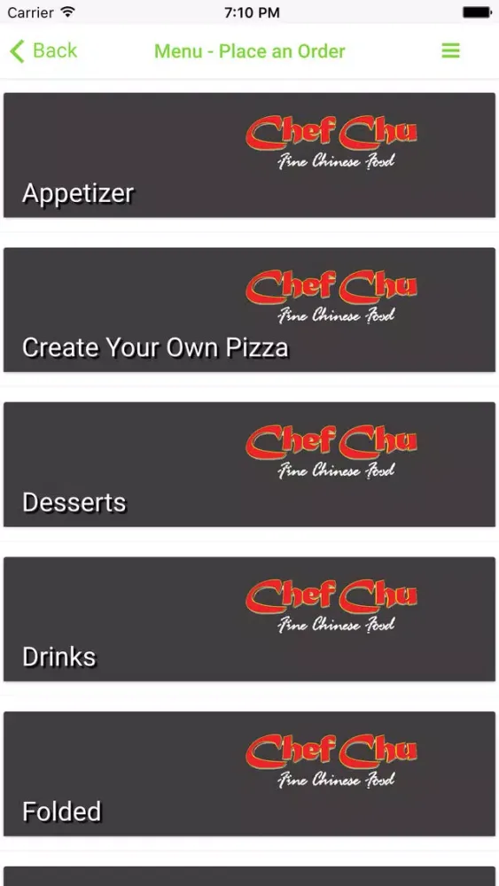 ภาพหน้าจอของ Chef Chu - Fine Chinese Food