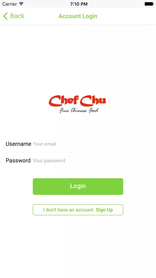 Ảnh chụp màn hình của Chef Chu - Fine Chinese Food