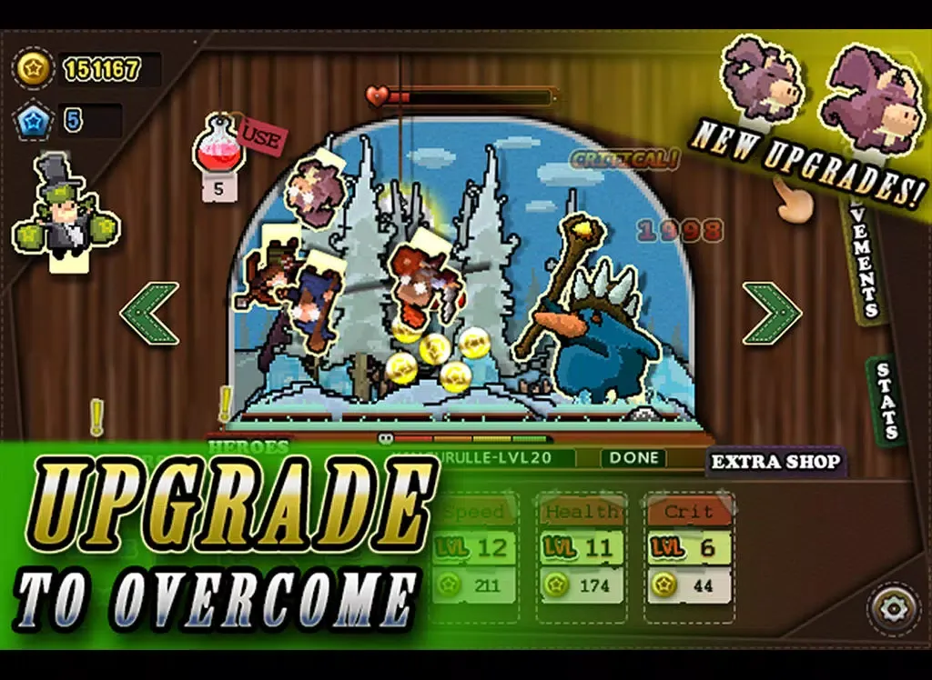 Tap Heroes - Relaxing Idle Grinder Clicker Game - Defeat Critters Levelup Gather XP and Increase Stats! iPad  স্ক্রিনশট