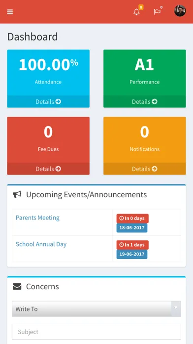 Appy School Parent سکرین شاٹس