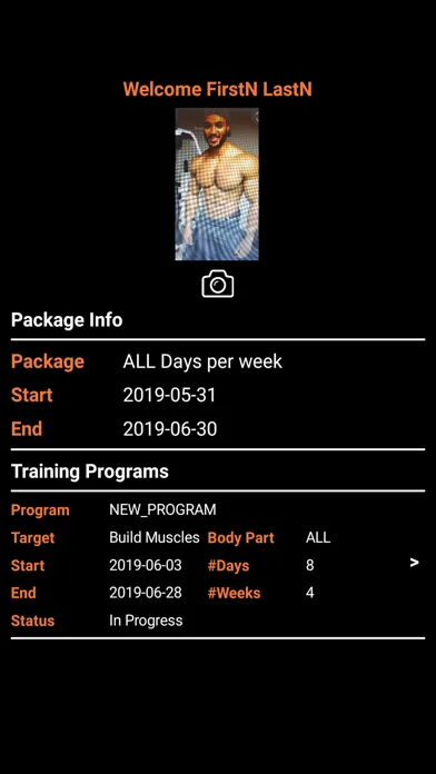 GYM Information System Screenshots