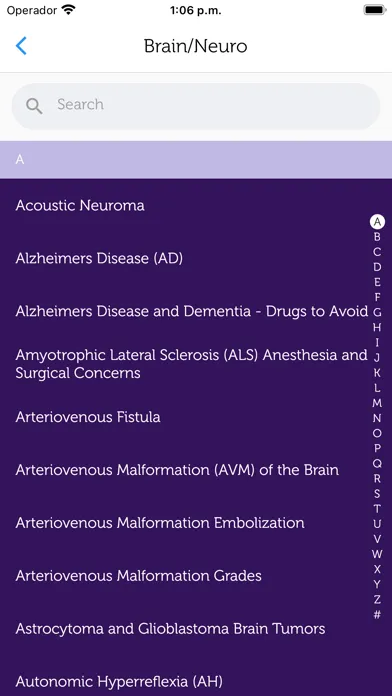Coexisting Diseases & Surgery Screenshots