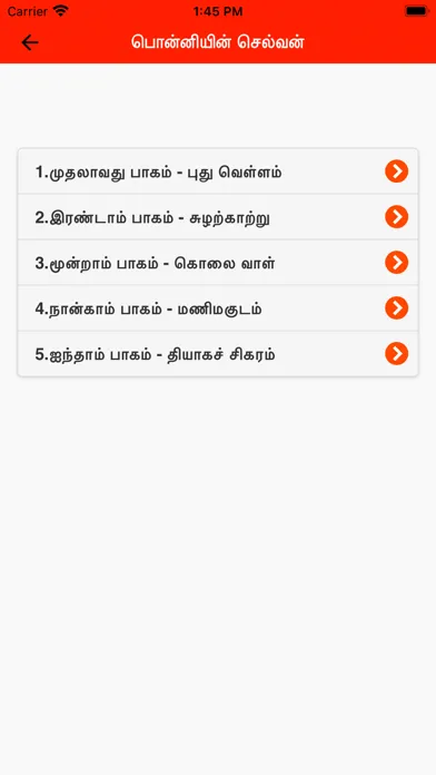 Ponniyin Selvan 6 Audio Ofline स्क्रीनशॉट