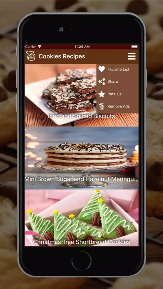 Captures d'écran de Cookie Recipe in English