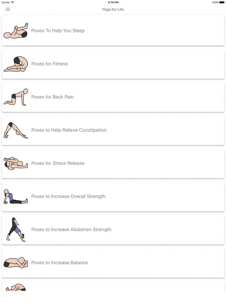 Ảnh chụp màn hình của Daily Yoga - Fitness Trainer iPad 
