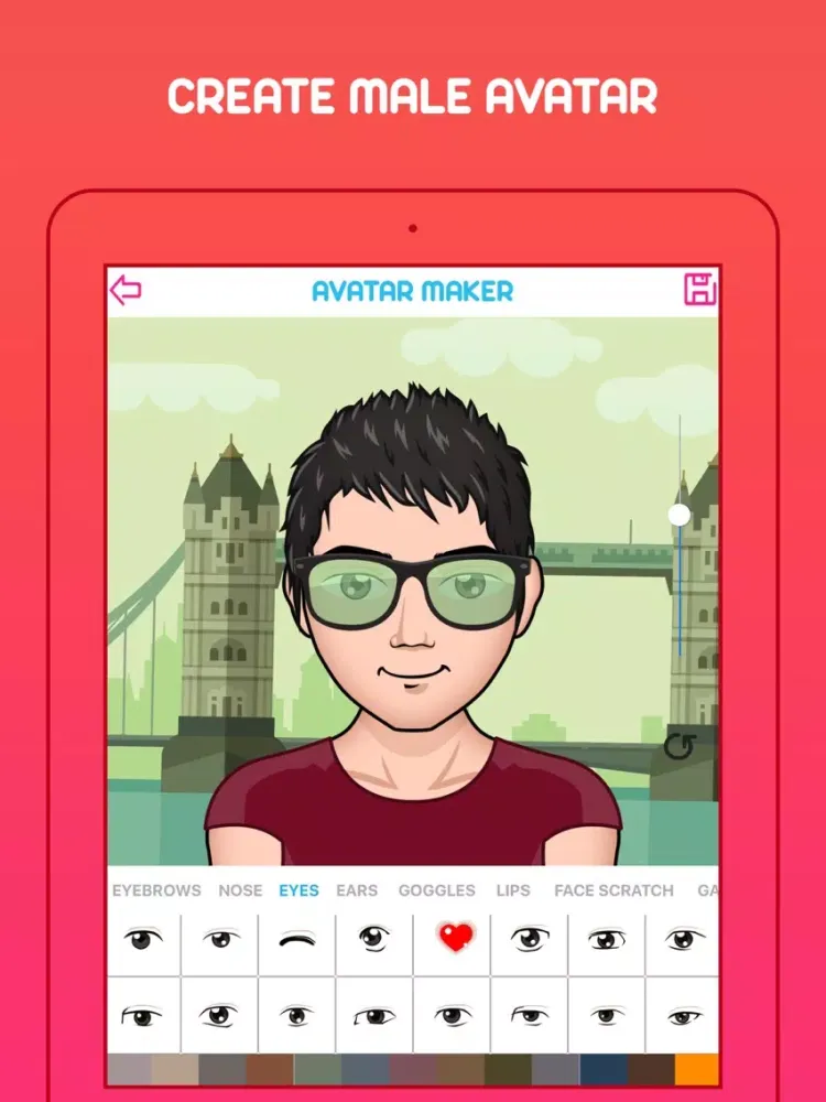 Face Avatar Maker iPad  Screenshots