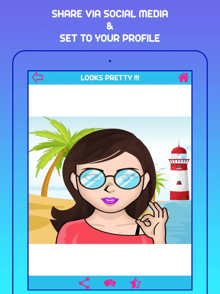 Face Avatar Maker iPad  Screenshots