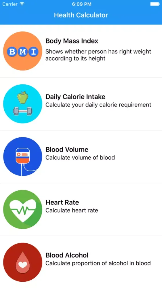 Screenshot di Fitness Health Calculator