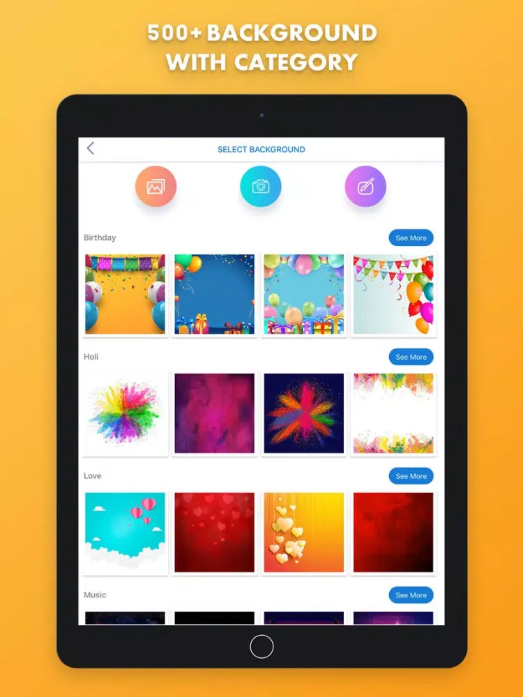 Tangkapan skrin Invitation Card Maker iPad 