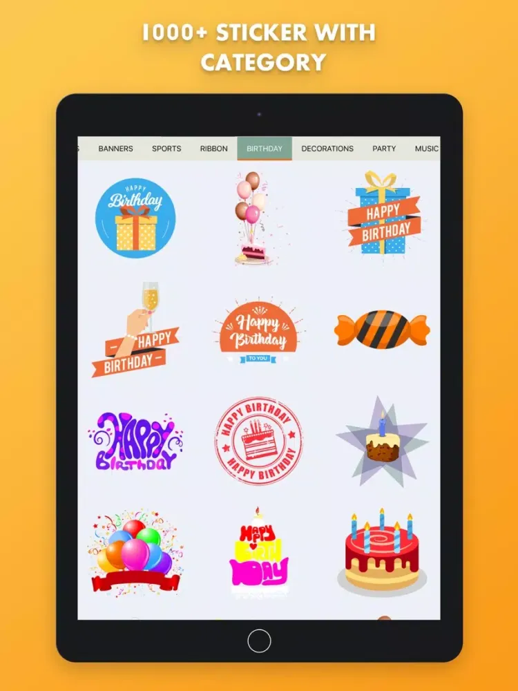 Tangkapan skrin Invitation Card Maker iPad 