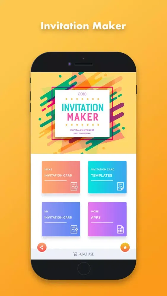 Tangkapan skrin Invitation Card Maker