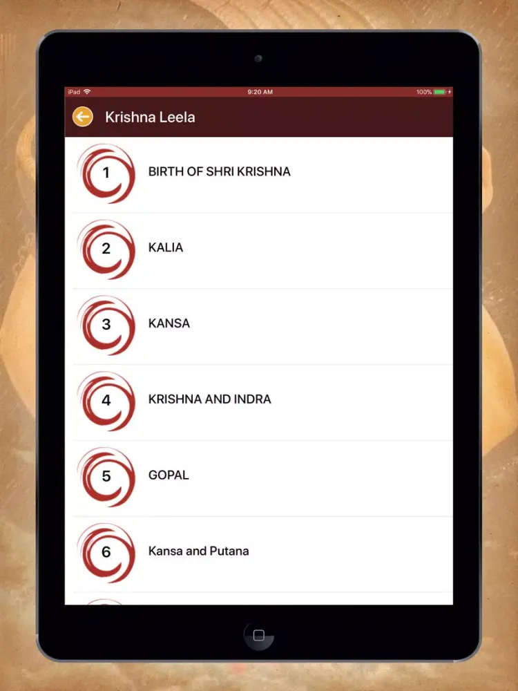 Shree Krishnaleela In English iPad  Screenshots