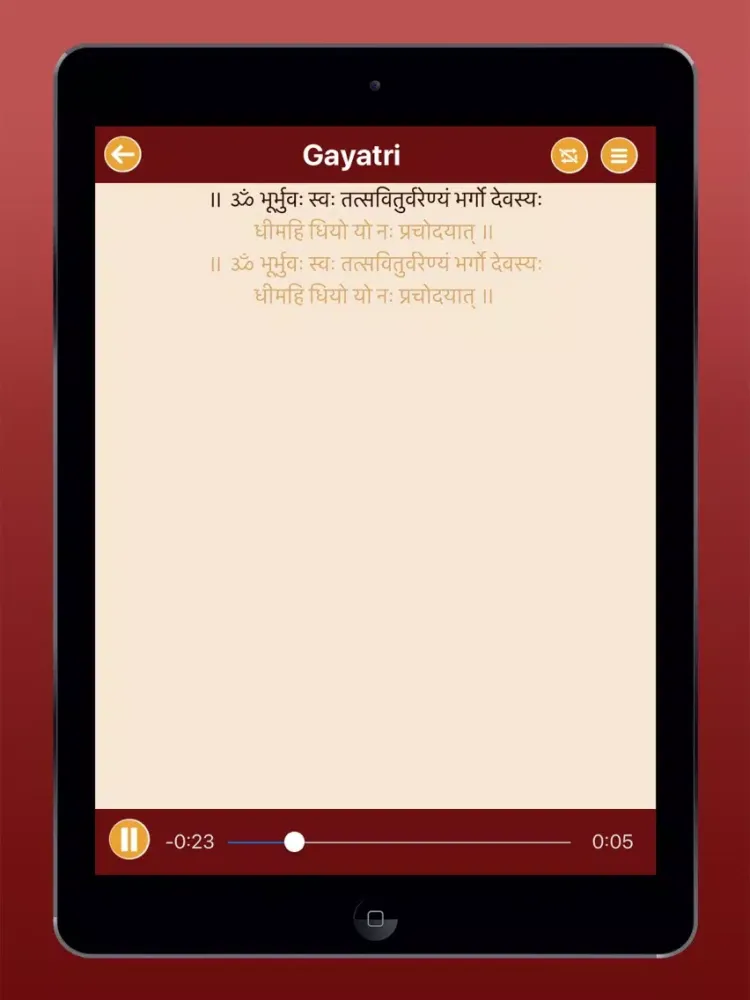 Mantra Sangrah Audio & Lyrics iPad  স্ক্রিনশট