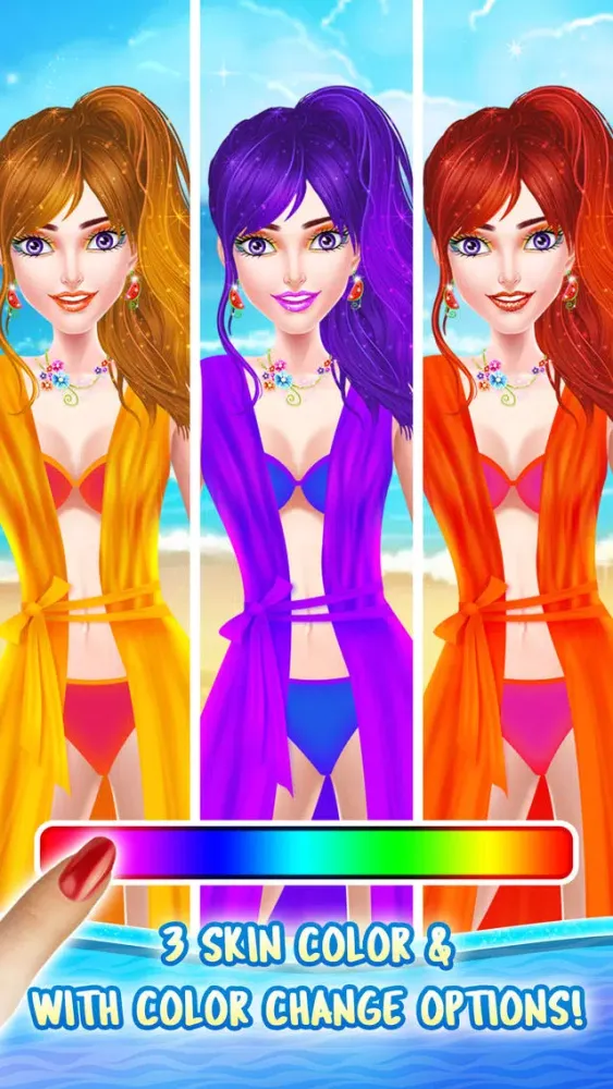 NewYear Beach Party Doll Salon应用截图