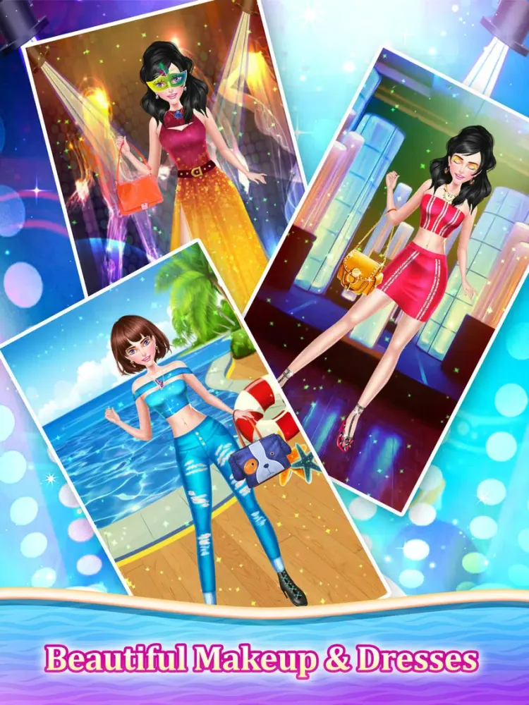 New Year Party Fashion Doll iPad  스크린샷