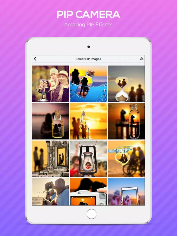 Ảnh chụp màn hình của PIPSCOL INSTA MAKER iPad 