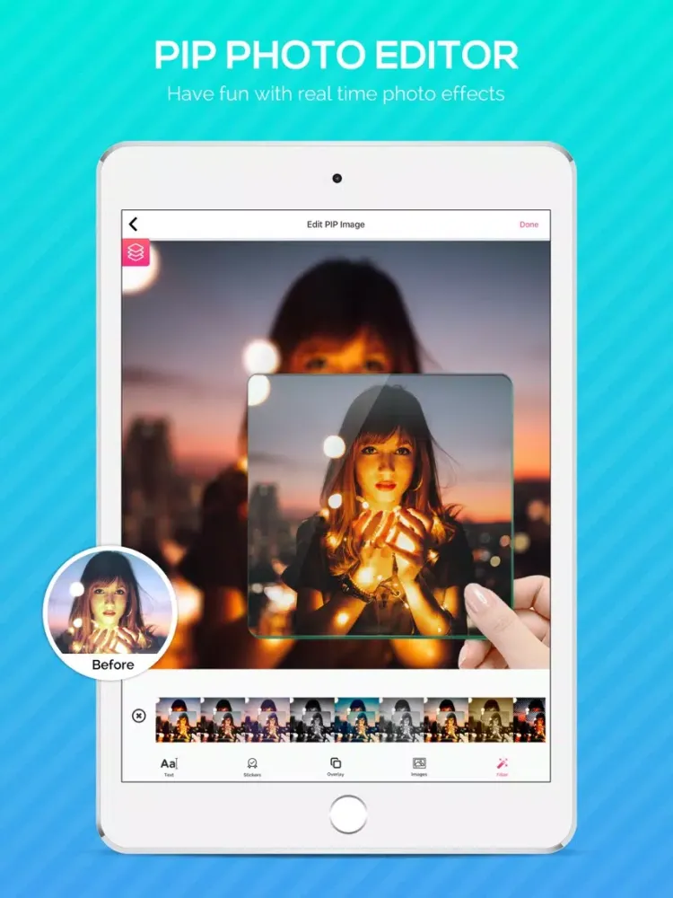 Ảnh chụp màn hình của PIPSCOL INSTA MAKER iPad 