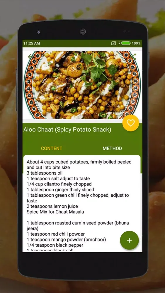 Tangkapan layar Snacks Recipes in English
