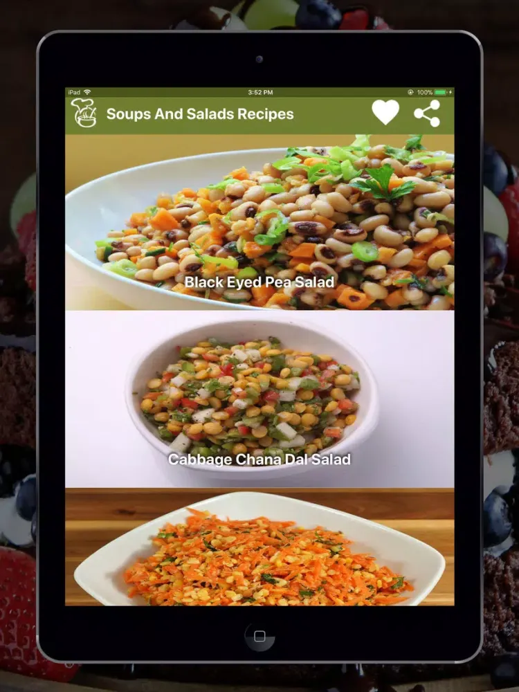 Yummy Soups and Salads iPad  Ekran Görüntüleri