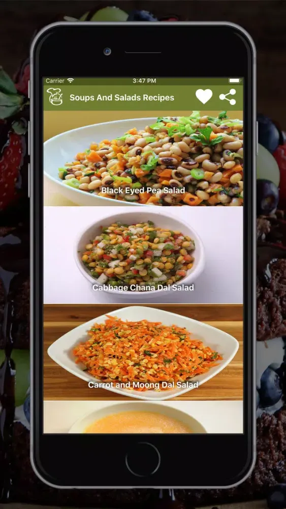 Yummy Soups and Salads Ekran Görüntüleri