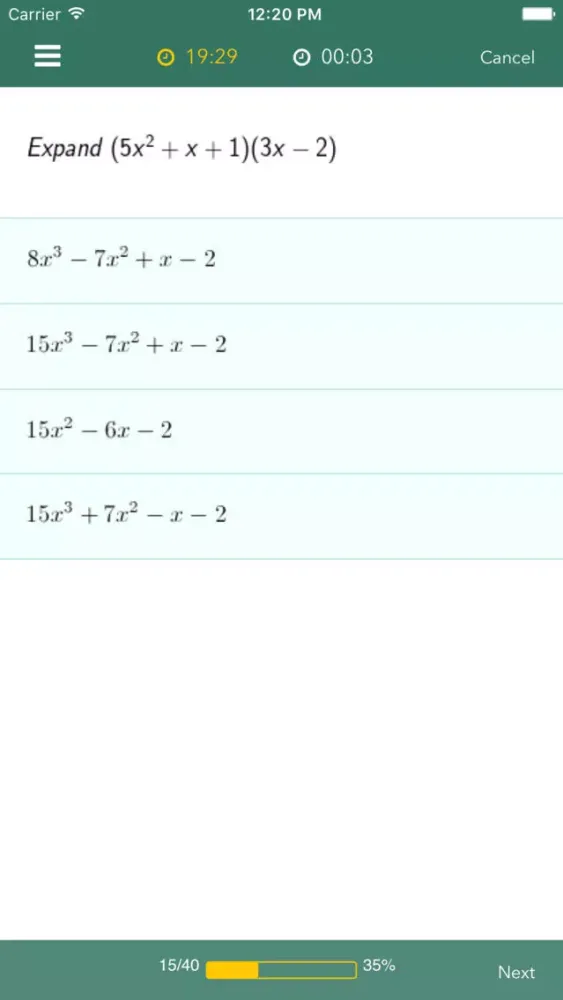 Algebra 1 Practice & Prep应用截图