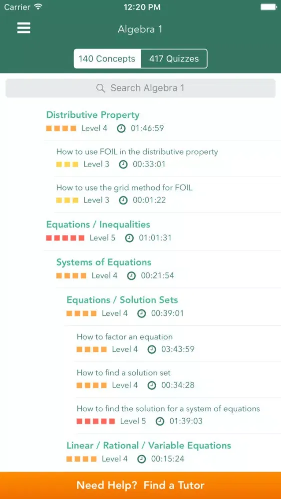 Algebra 1 Practice & Prep应用截图