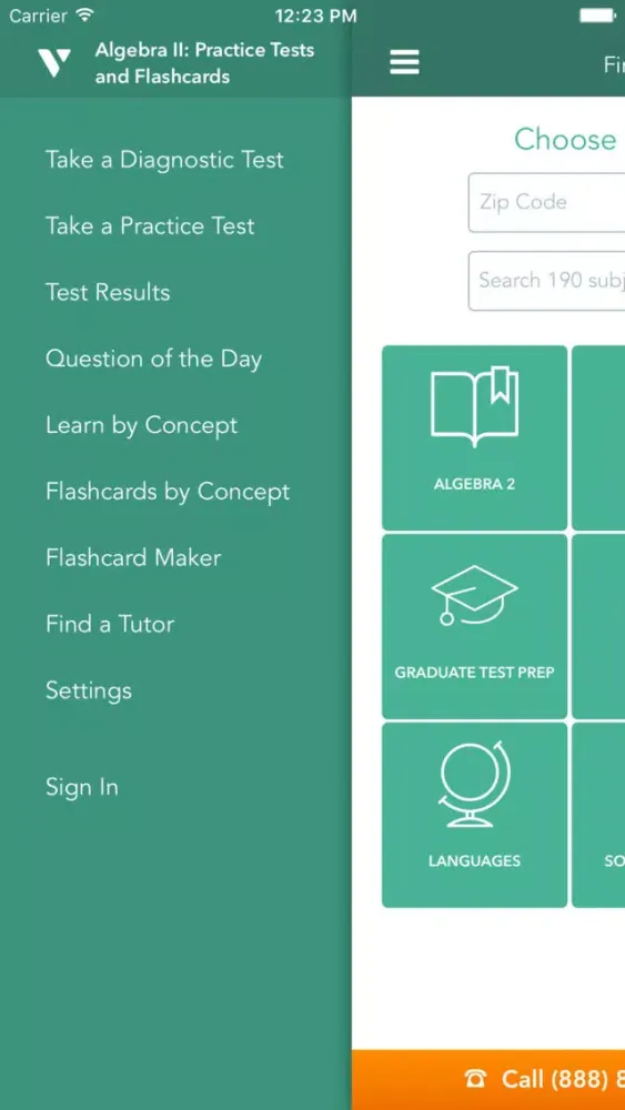 Capturas de tela do Algebra 2 Practice & Prep