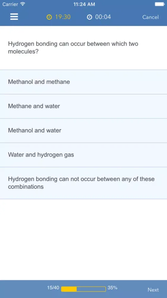 Zrzuty ekranu AP Chemistry Practice & Prep
