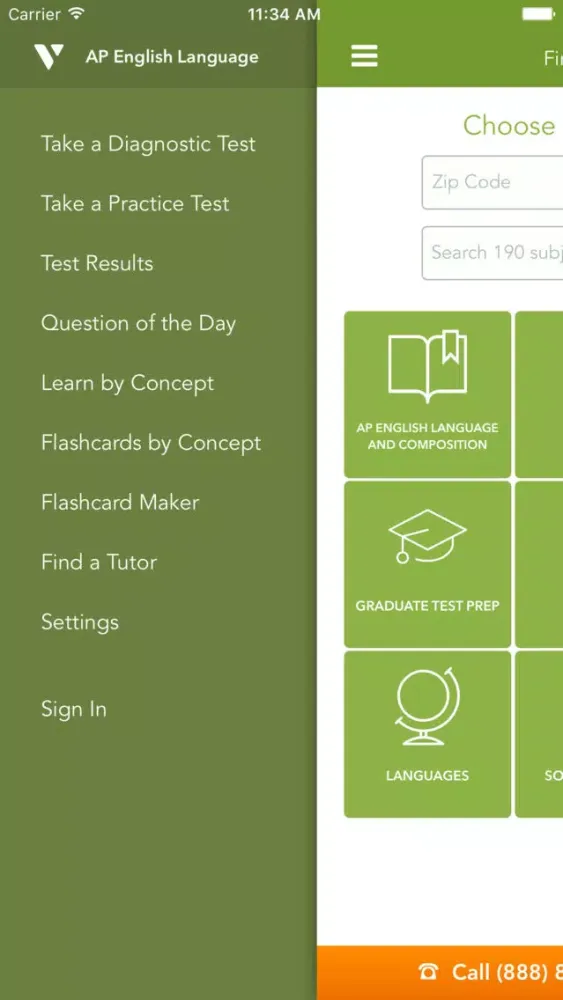 Zrzuty ekranu AP English Language Practice