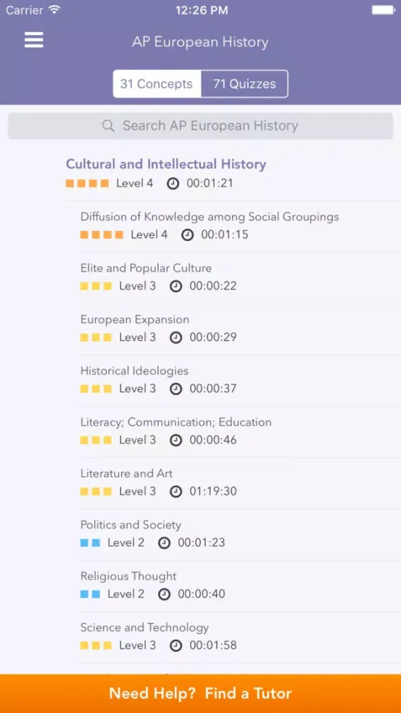 AP European History Practice স্ক্রিনশট