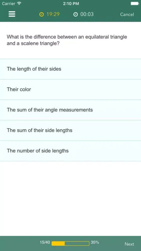 Tangkapan skrin Common Core Math 5th Grade