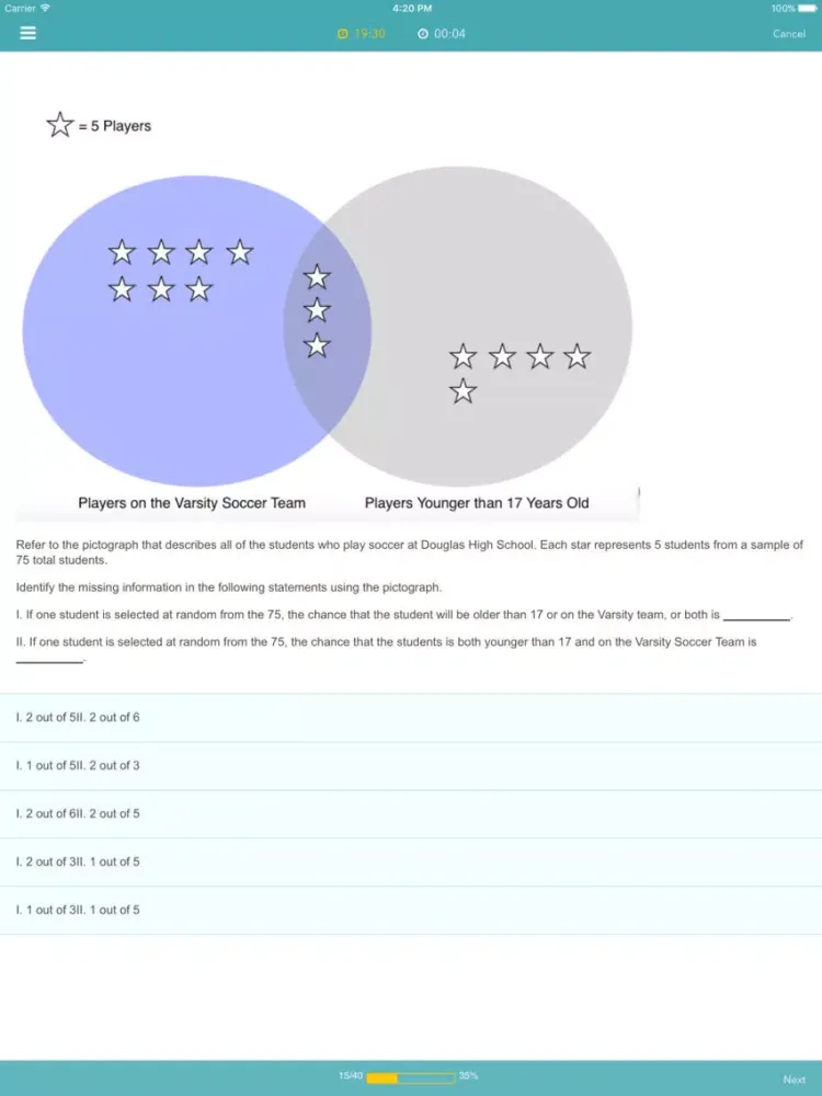 Captures d'écran de GMAT: Practice,Prep,Flashcards iPad 