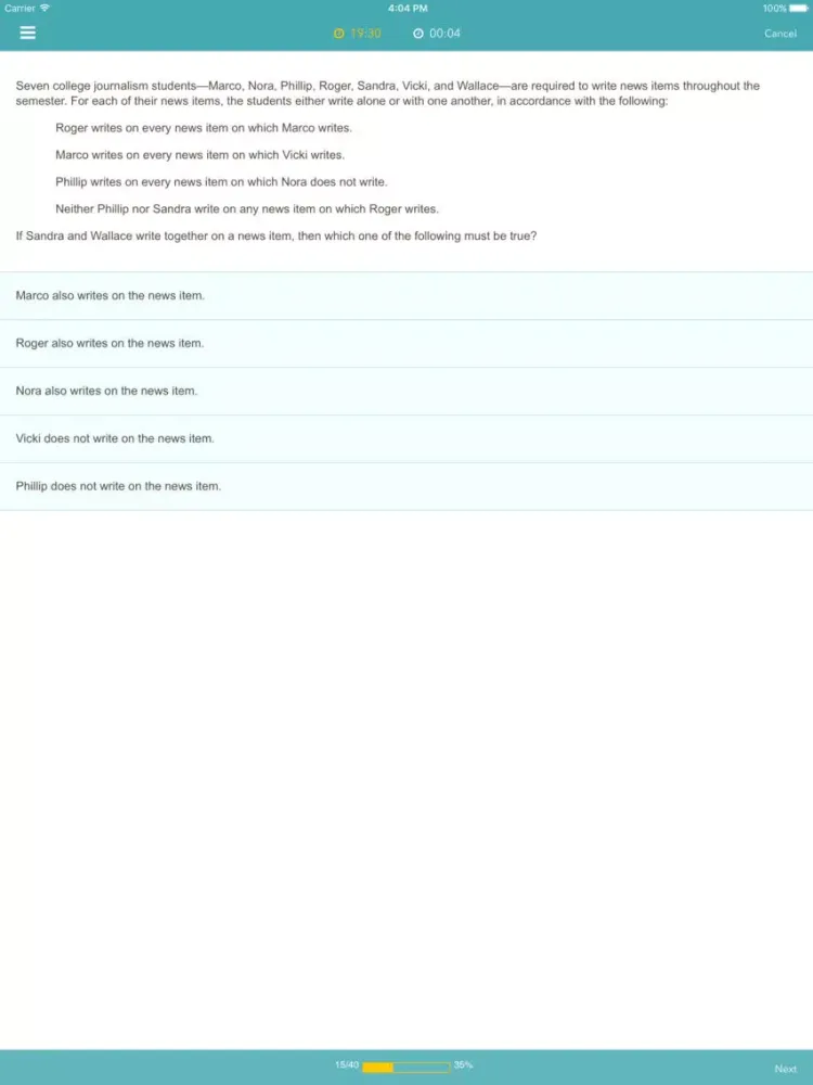 صور LSAT: Practice,Prep,Flashcards iPad 